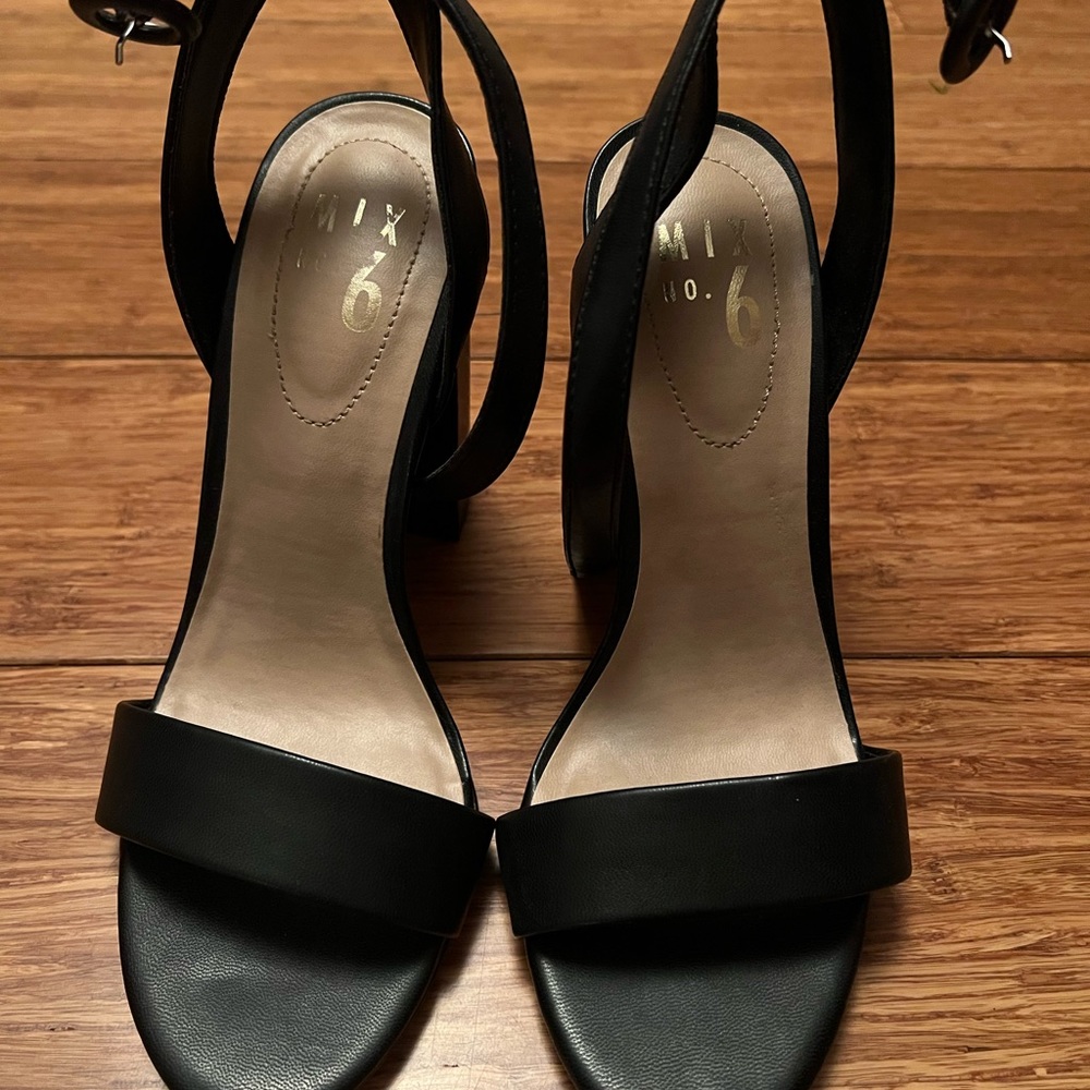 Black Matte heels